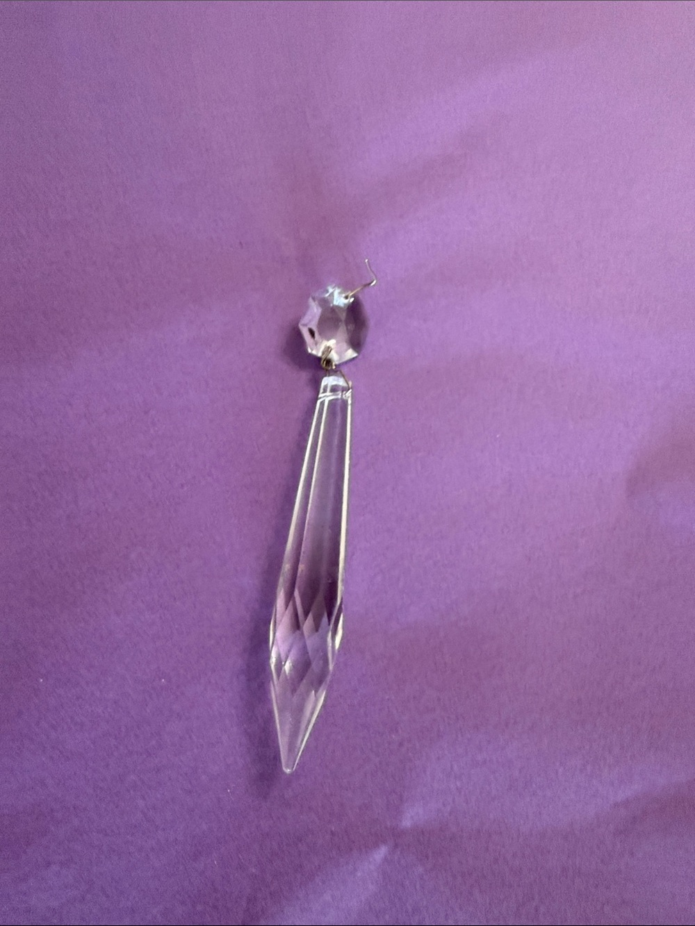 Vintage Crystal Chandelier Prism